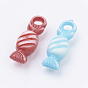 Colorful Acrylic Beads, Candy, 7x21mm, Hole: 3.5mm
