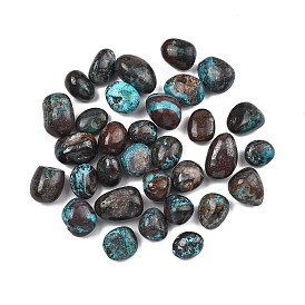 Натуральный хризоколлу бисер, обваленные камни, нет отверстий / незавершенного, самородки