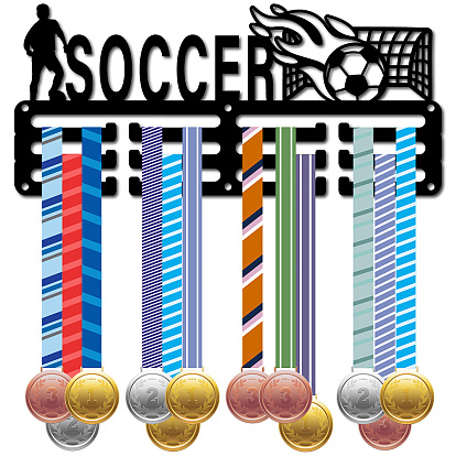 Спортивная тема железная вешалка для медалей настенная стойка для дисплея, 3-линия, с винтами