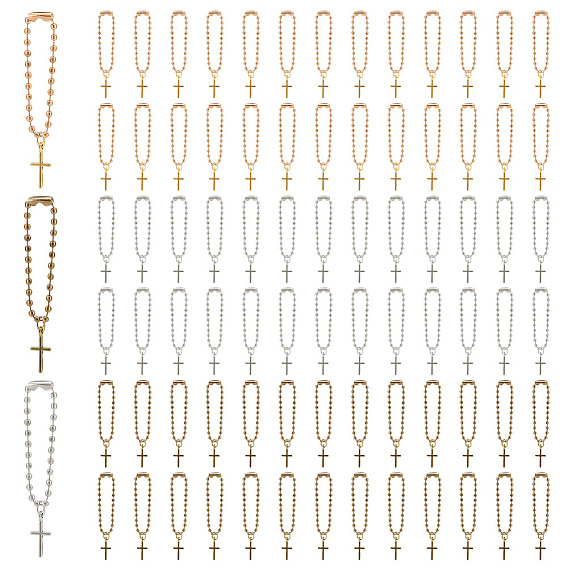 Подвесные украшения из крестового сплава, с цепями железный шар