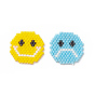 Handmade Seed Beads, Loom Pattern, Smile & Sad Face