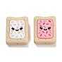 Food Grade Eco-Friendly Silicone Beads, Biscuits