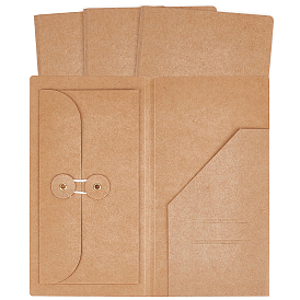 Блокнот из крафт-бумаги, сумка для хранения, прямоугольные