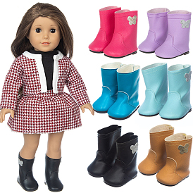 Дождевики для куклы из искусственной кожи, подходят 18 дюймовые аксессуары для кукол для девочек, изготовление кукол