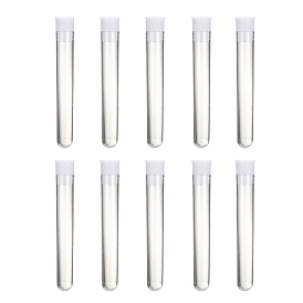 Clear Tube Plastic Bead Containers with Lid