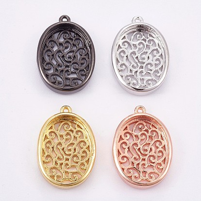 Установка латунной кабошон, долговечный, овальные