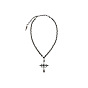 Vintage Alloy Gothic Cross Pendant Necklaces for Unisex