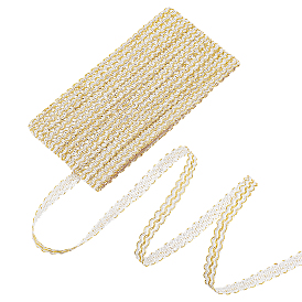 Металлические плетеные кружевные ленты из полиэстера, diy crafts, для штор, одежда, украшение дивана, волновая картина