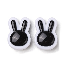 Two-tone Acrylic Beads, Rabbit