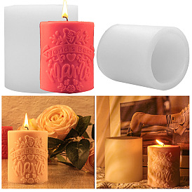 Mother's Day Silicone Candle Molds, Column
