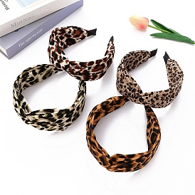 Cloth Hair Bands, Hair Bands for Women Girls, Leopard Print Pattern