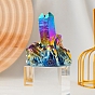 Гальванические украшения из натуральных друзовых кристаллов кварца, энергетический камень рейки, украшения для домашнего экрана