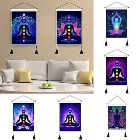 Chakra Polycotton Decorative Wall Tapestry, for Home Decoration