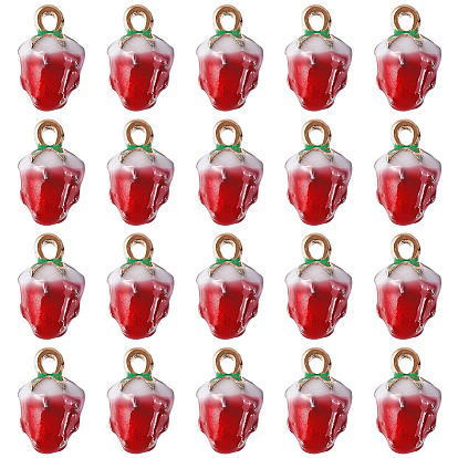 Сплав эмали прелести, без кадмия, без никеля и без свинца, золотой свет, клубника