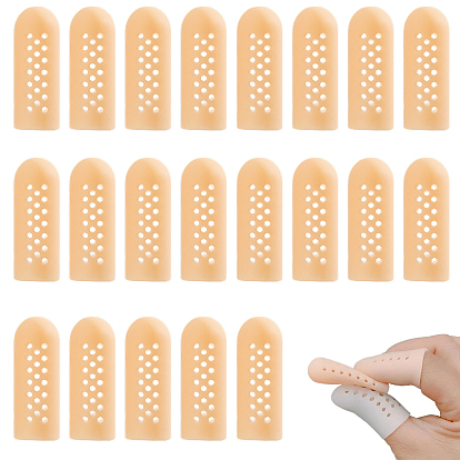 40pièces protège-doigts en silicone, support de protection des doigts