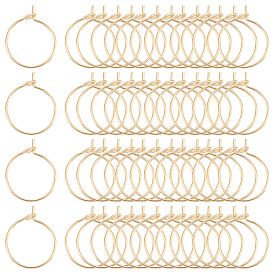 100 шт 316 хирургическая нержавеющая сталь бокалы подвески кольца, обручание серьги, DIY материал для баскетбола обруча серьги жены