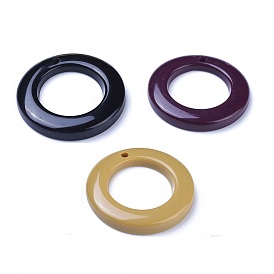 Opaque Acrylic Pendants, Ring