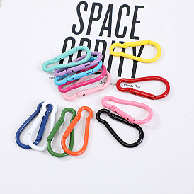 diy jewelry accessories No. 5 paint color gourd carabiner spring buckle carabiner key chain pendant hook