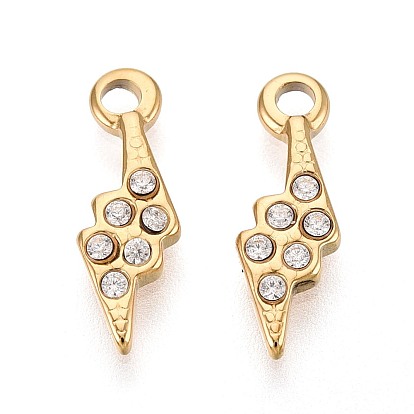 304 микро нержавеющей стали прокладывать Цирконом подвески, подвески молнии, ионное покрытие (ip)