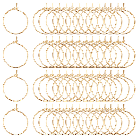 100 шт 316 хирургическая нержавеющая сталь бокалы подвески кольца, обручание серьги, DIY материал для баскетбола обруча серьги жены