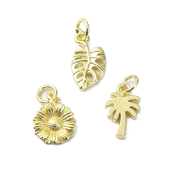 Латунные подвески, без кадмия, без никеля и без свинца, реальный 18 k позолоченный