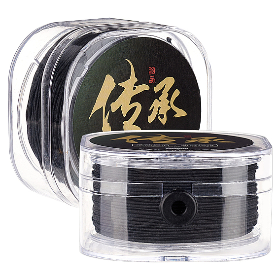 Круглый эластичный шнур из полиэстера, с катушкой