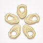 Smooth Surface Alloy Pendants, Oval