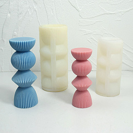 Силиконовые формы для геометрических свечей, для изготовления ароматических свечей