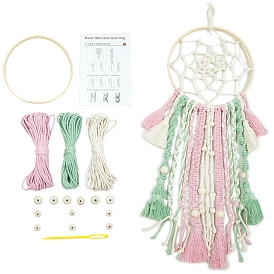 DIY Cotton Woven Net Pendant Decoration Making Kit