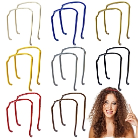 Resin Hair Bands, Hair Accessories for Women Girls, Square