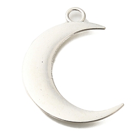 Tibetan Style Alloy Pendants, Cadmium Free & Lead Free, Moon