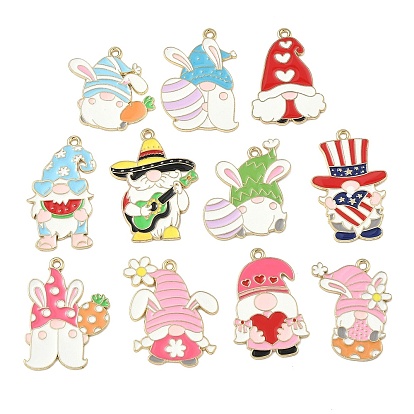 Пасхальные подвески из эмали, чары гнома, золотой свет