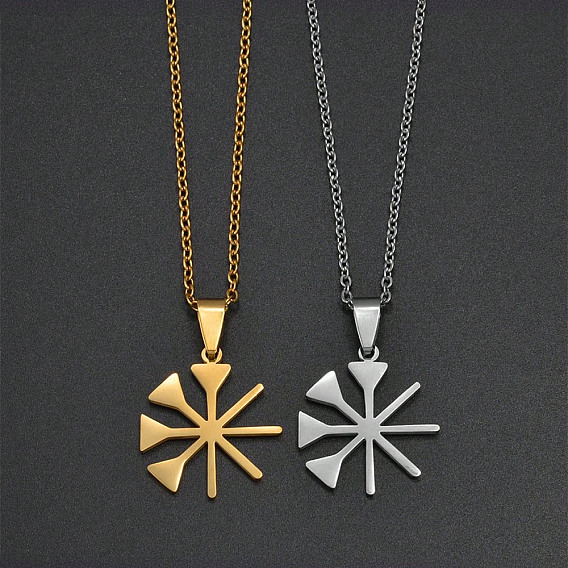 304 Кулон из нержавеющей стали с символом павлина езидского стиля (лалиш), цепочка-чокер, унисекс.