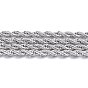 304 Stainless Steel Rope Chains, with Spool, Unwelded
