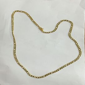 304 Stainless Steel Figaro Chains Necklaces, with Lobster Claw Clasps