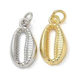 Стойки обшивки латунные подвески, долговечный, без свинца и без кадмия, подвески в форме ракушек, с целью перехода в кольце