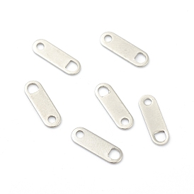 Stainless Steel Chain Tabs, Chain Extender Connectors, Oval