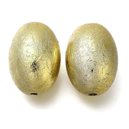 УФ-покрытие ccb пластиковые бусины, текстура, овальные