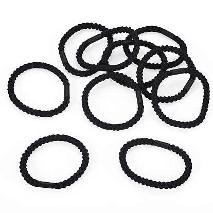 Polyester Hair Accessories, Frosted Elastic Hair Ties, Ponytail Holder Scrunchie/Scrunchy