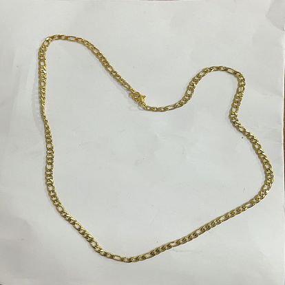 304 Stainless Steel Figaro Chains Necklaces, with Lobster Claw Clasps