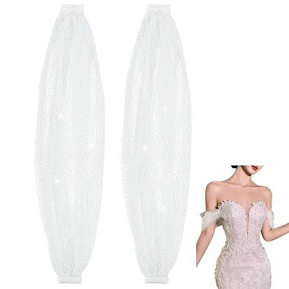 Рукава из полиэстера для женщин, с железной булавкой-брошью