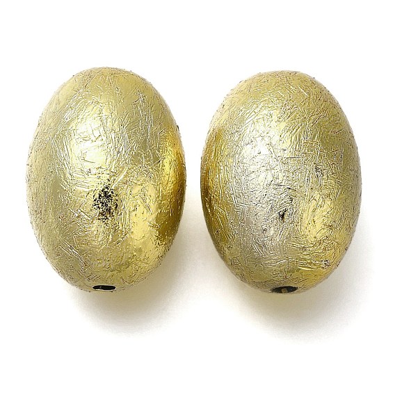 УФ-покрытие ccb пластиковые бусины, текстура, овальные