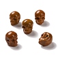 Perles de mookaite naturelles, Halloween crâne