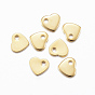 304 Stainless Steel Charms, Stamping Blank Tag, Heart