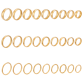 27 шт. 27 стильные кольца из нержавеющей стали для женщин