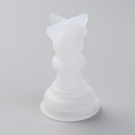 Chess Silicone Mold, Family Games Epoxy Resin Casting Molds, for DIY Kids Adult Table Game, Bishop