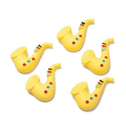 Resin Cabochons, DIY Accessories, Phone Case Decoration, Saxophone