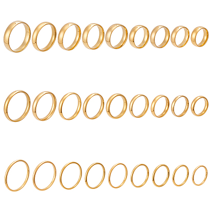 27 шт. 27 стильные кольца из нержавеющей стали для женщин