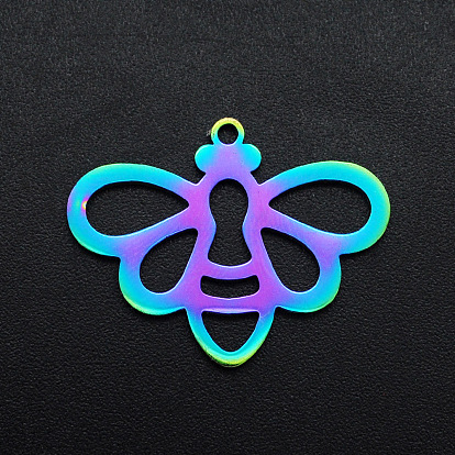 Ионное покрытие (ip) 201 подвески из нержавеющей стали, лазерная резка, Пчелы