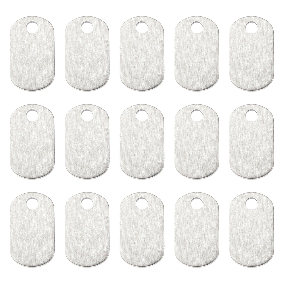Aluminium Pendants, Stamping Blank Tag, Custom Engraving Name Plate, Business Card Blanks, Rectangle